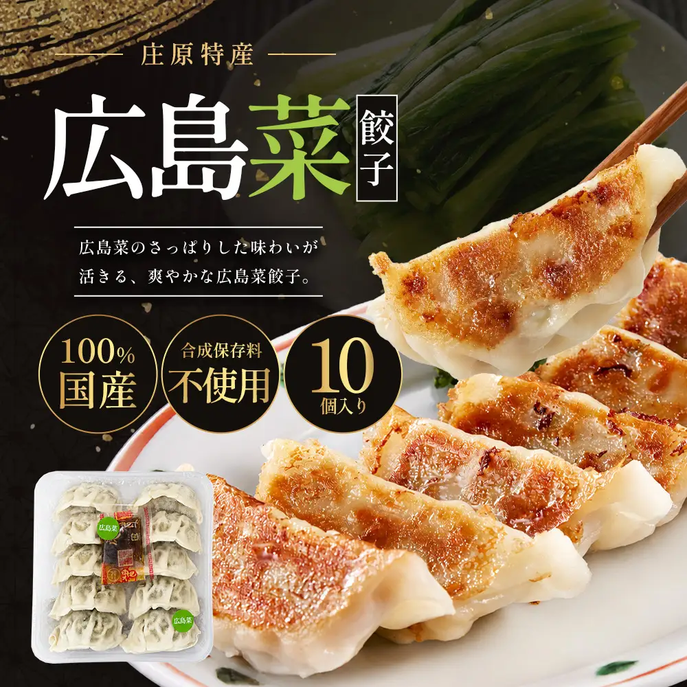 比婆牛餃子 広島菜餃子 合計2パック