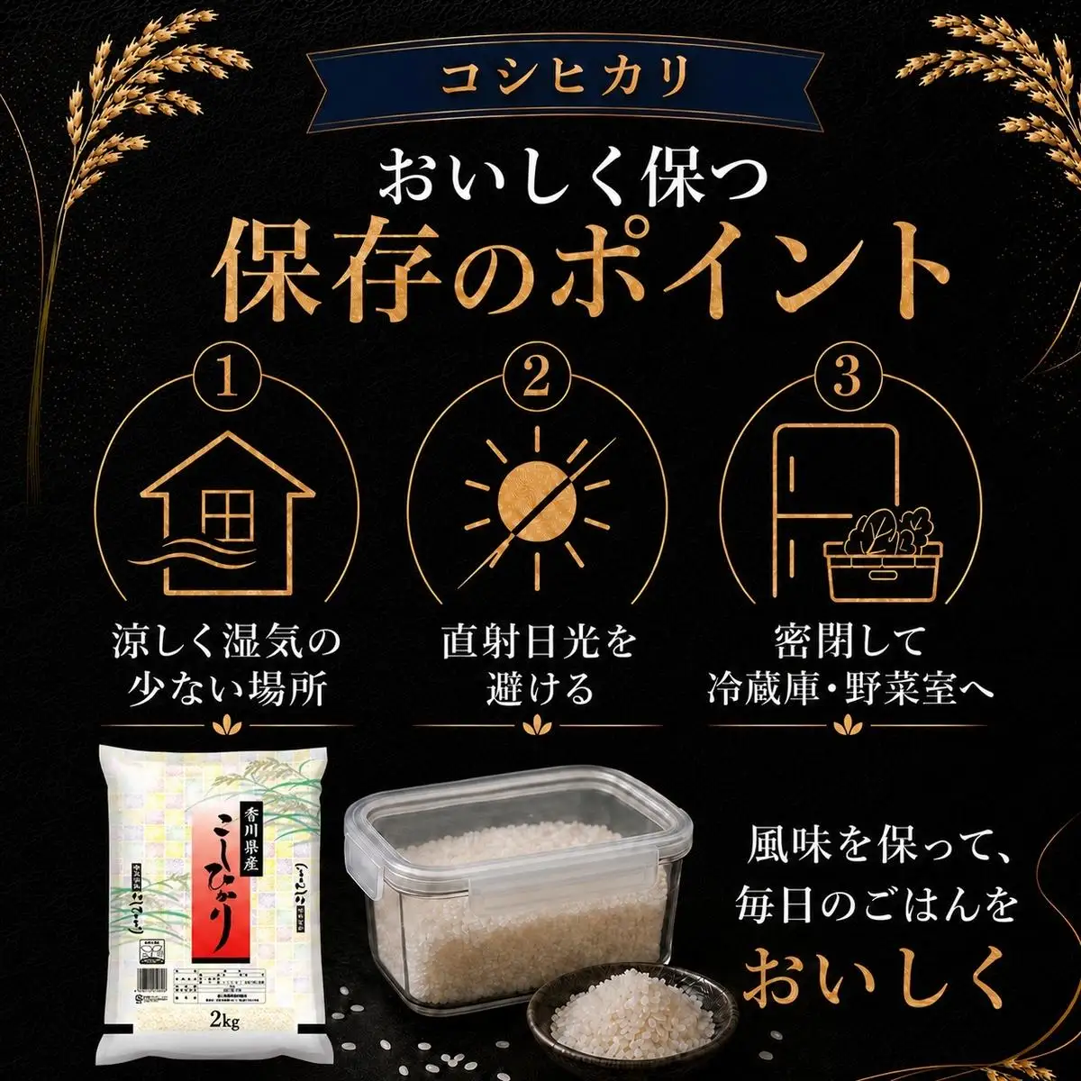 コシヒカリ 米 精米 白米 香川県産 コシヒカリ【2kg】