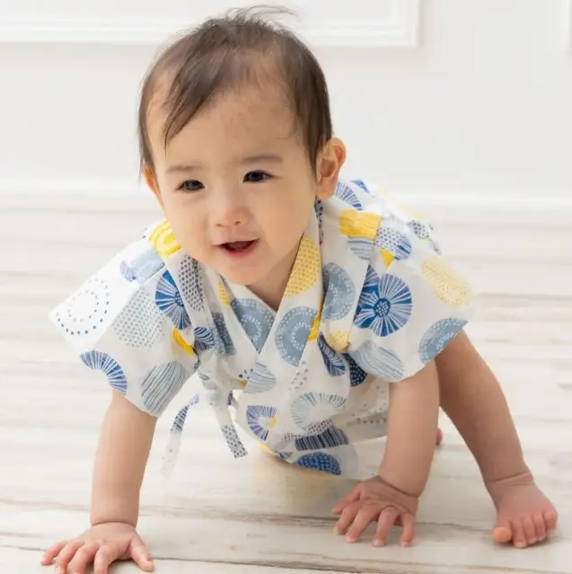 子供甚平 丸柄 80cm [1388]