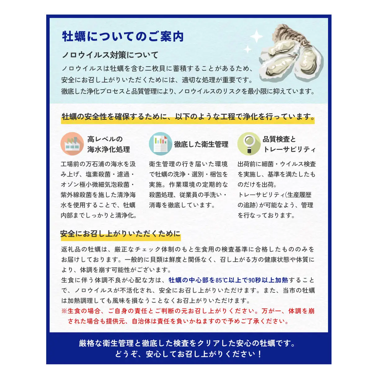 【10月配送】牡蠣 生食用 170g×3袋 (510g) 牡蠣むき身 氷温熟成 冷凍 まるたか水産