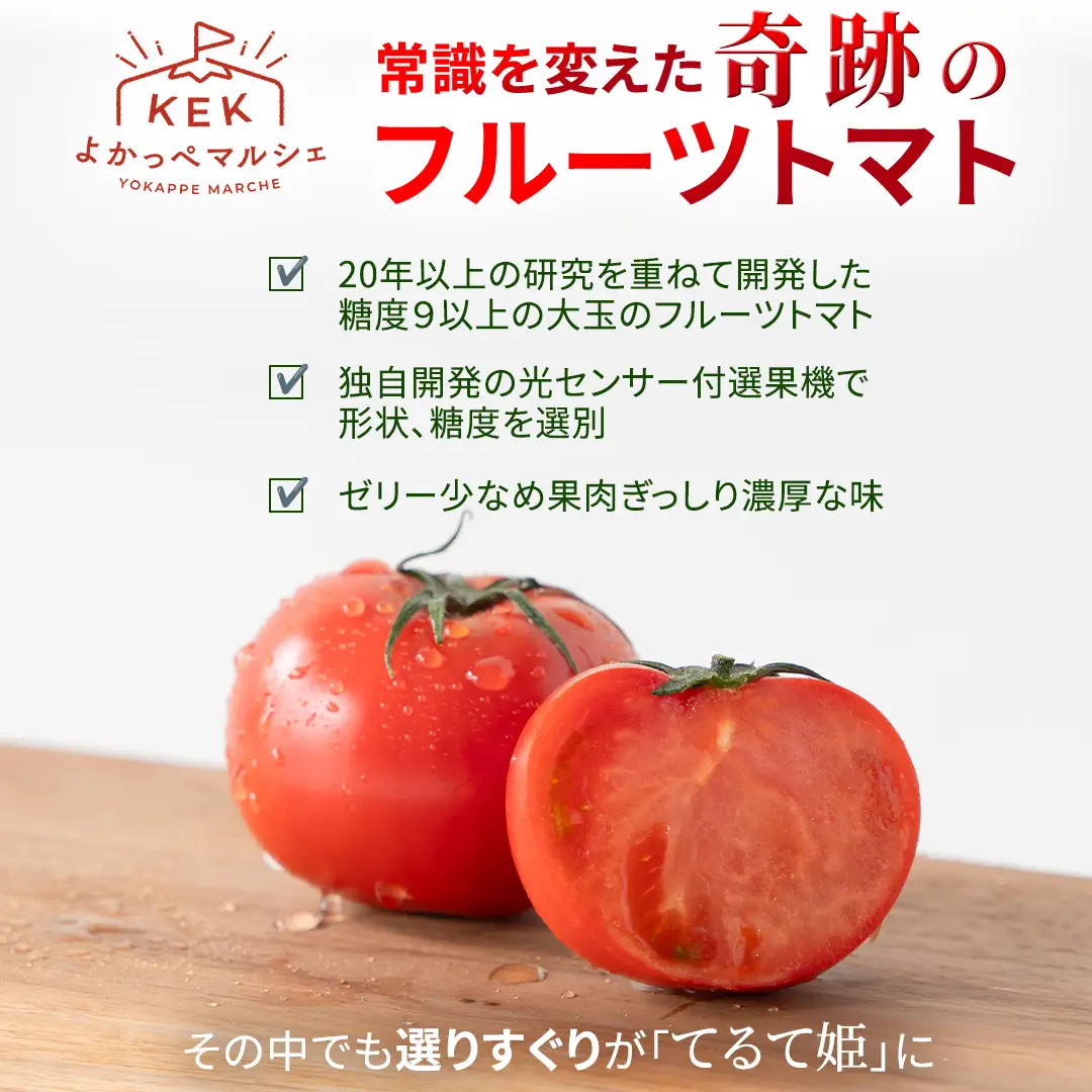 《 2027年 収穫分 》2～3月配送 スーパーフルーツトマト てるて姫 中箱 約1.2kg × 1箱 【12〜15玉/1箱】 糖度9度以上 定期便 先行予約 フルーツトマト ブランドトマト 野菜 ギフト 贈答 青空レストラン アド街ック天国 グッドモーニング 黄金のワンスプーン 昼めし旅 [BC033sa0203]
