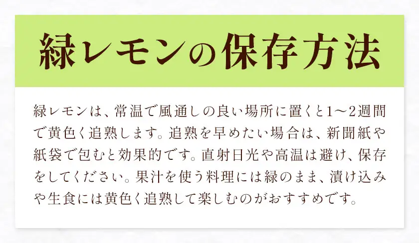 レモン 訳あり 緑色 4kg 株式会社農業福祉研究機構