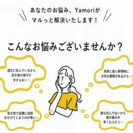 和泉市内限定!空き家管理サービス　Yamoriライトプラン(1回/20分程度) 巡回サービス　清掃【1740668】