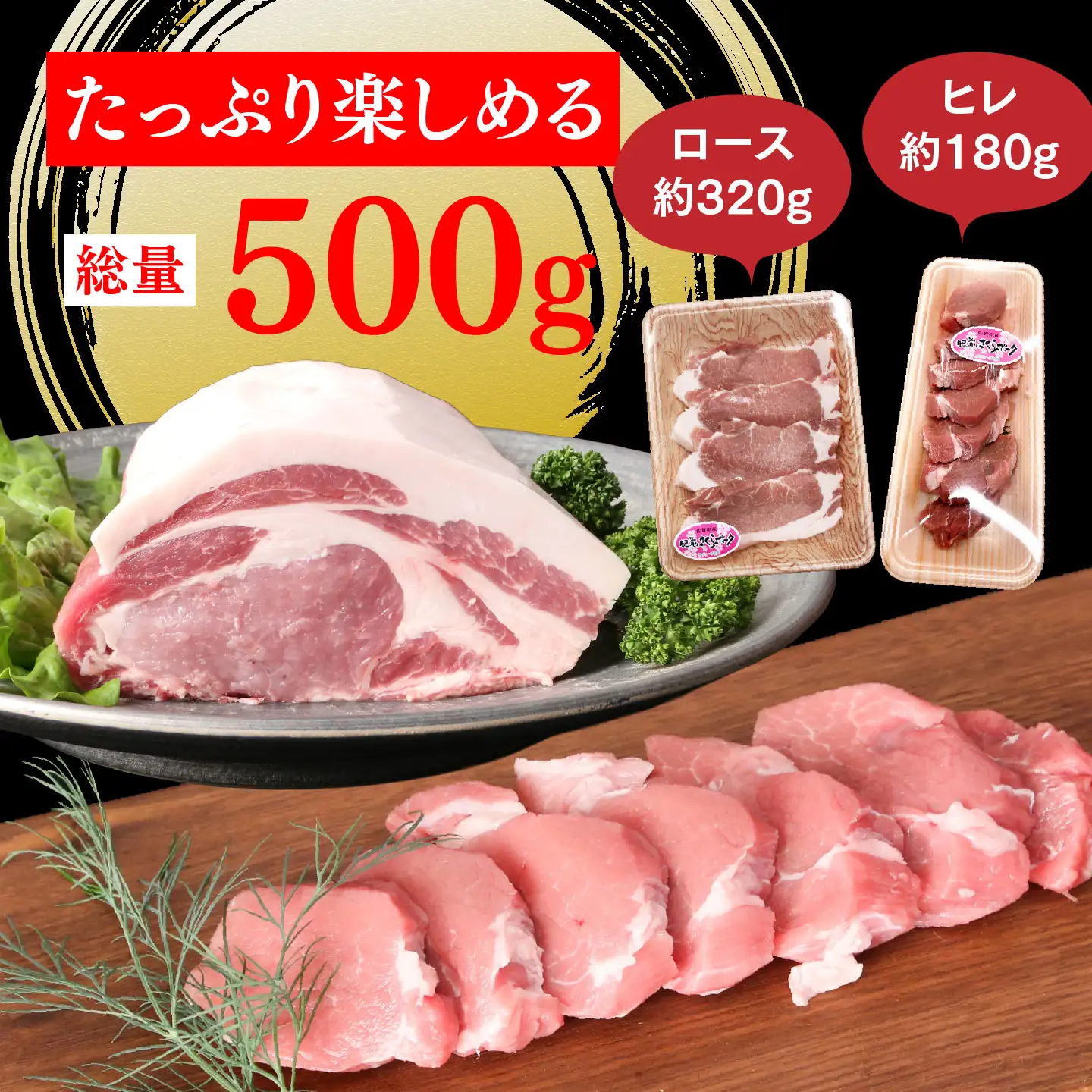 【数量限定】肥前さくらポーク ヒレ＆ロースセット(H107120)