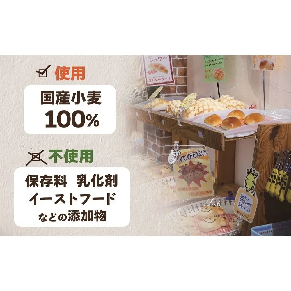 国産小麦の焼きたて便　食事パンセット