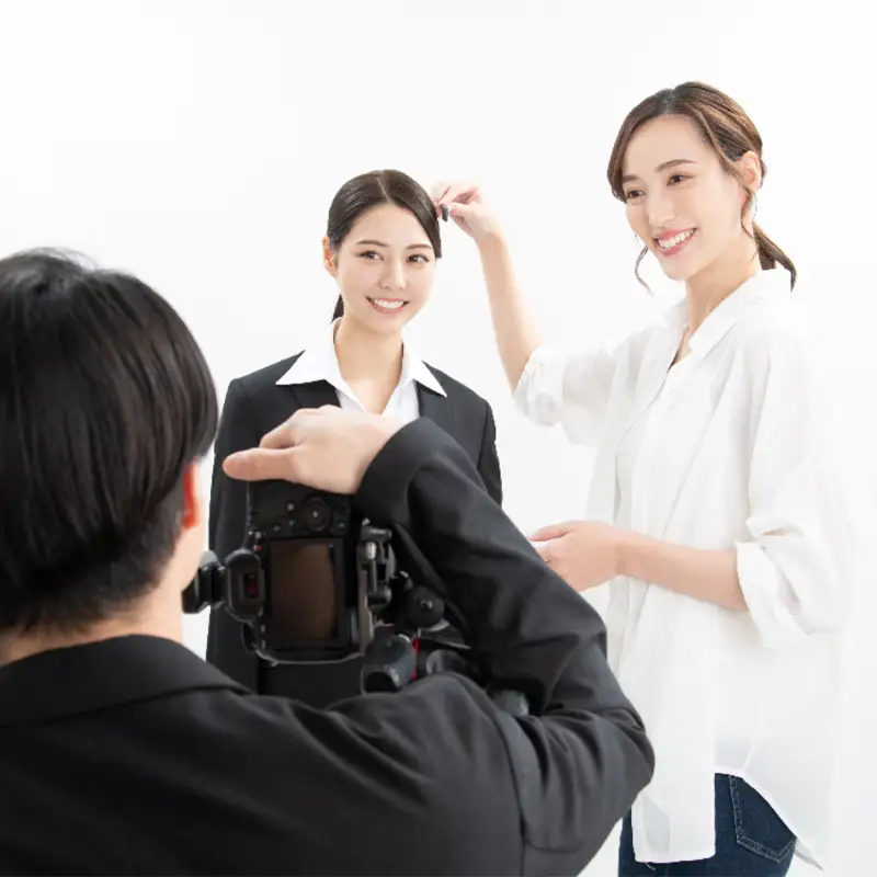 【スタジオインディ渋谷店限定】アナウンサー証明写真10,000円分チケット 【275001-2】
