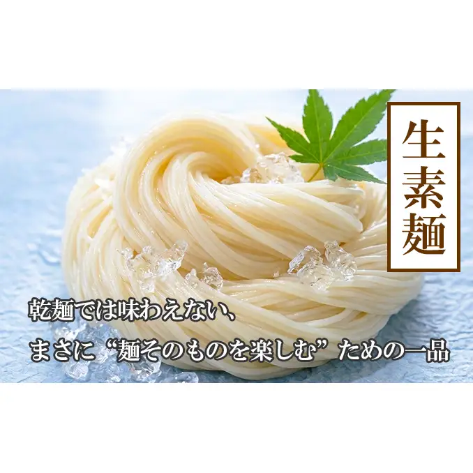 稀少 生そうめん 2人前×6個 乾燥していない「生」のそうめん 本格生麺 そうめん 素麺 つるつる ぷりぷり 新食感