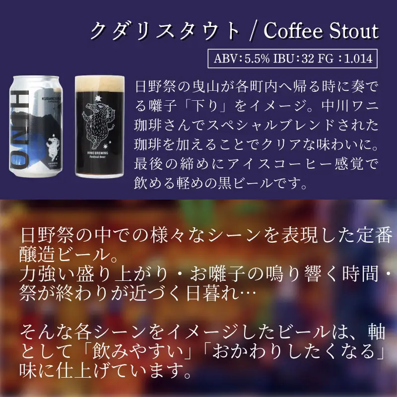 日野ビール ＜6回定期便＞ クラフトビール 6本 セット 囃子 ご当地 地元 クラフト 地ビール ご当地ビール ビール びーる ご当地びーる 地びーる 麦酒 発泡酒 缶 晩酌 craft beer 麦芽 ホップ 酵母 苦み 甘み フレッシュ 香り 爽やか ロースト 食べ物以外 小分け 醸造 醸造所 冷蔵 HINOBREWNG 滋賀 日野