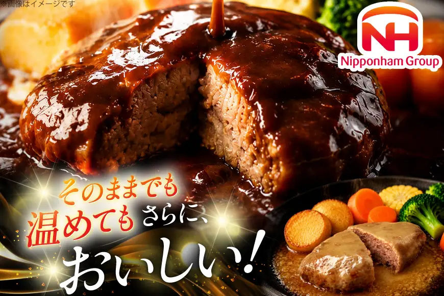 ハンバーグ 日本ハム デミグラスソース バター醤油 150g 各 10個 計20個