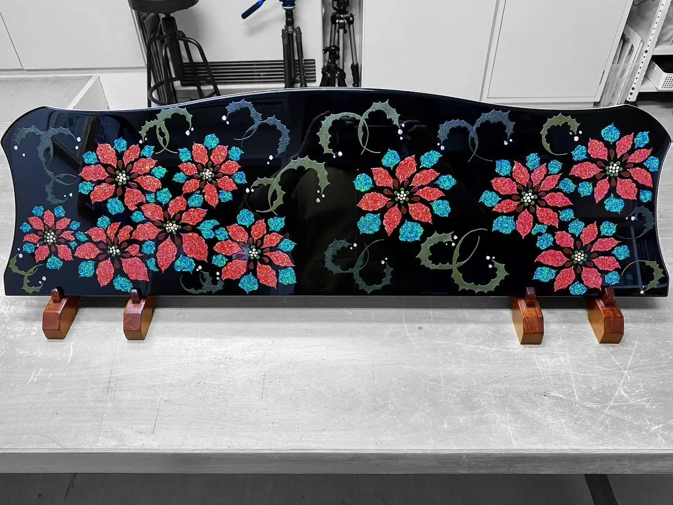 【真和楽器】京都伝統工芸による彩輝光蒔絵ピアノ「冬の笑美」モデル制作クーポン（210万円分）｜京都 伝統技術 ピアノ