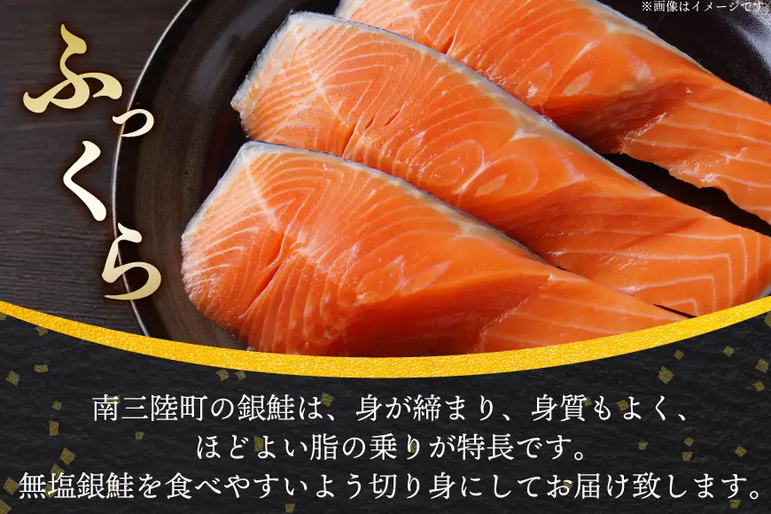 3回 定期便 訳あり 三陸産 銀鮭 切身 約2.2kg 総計6.6kg