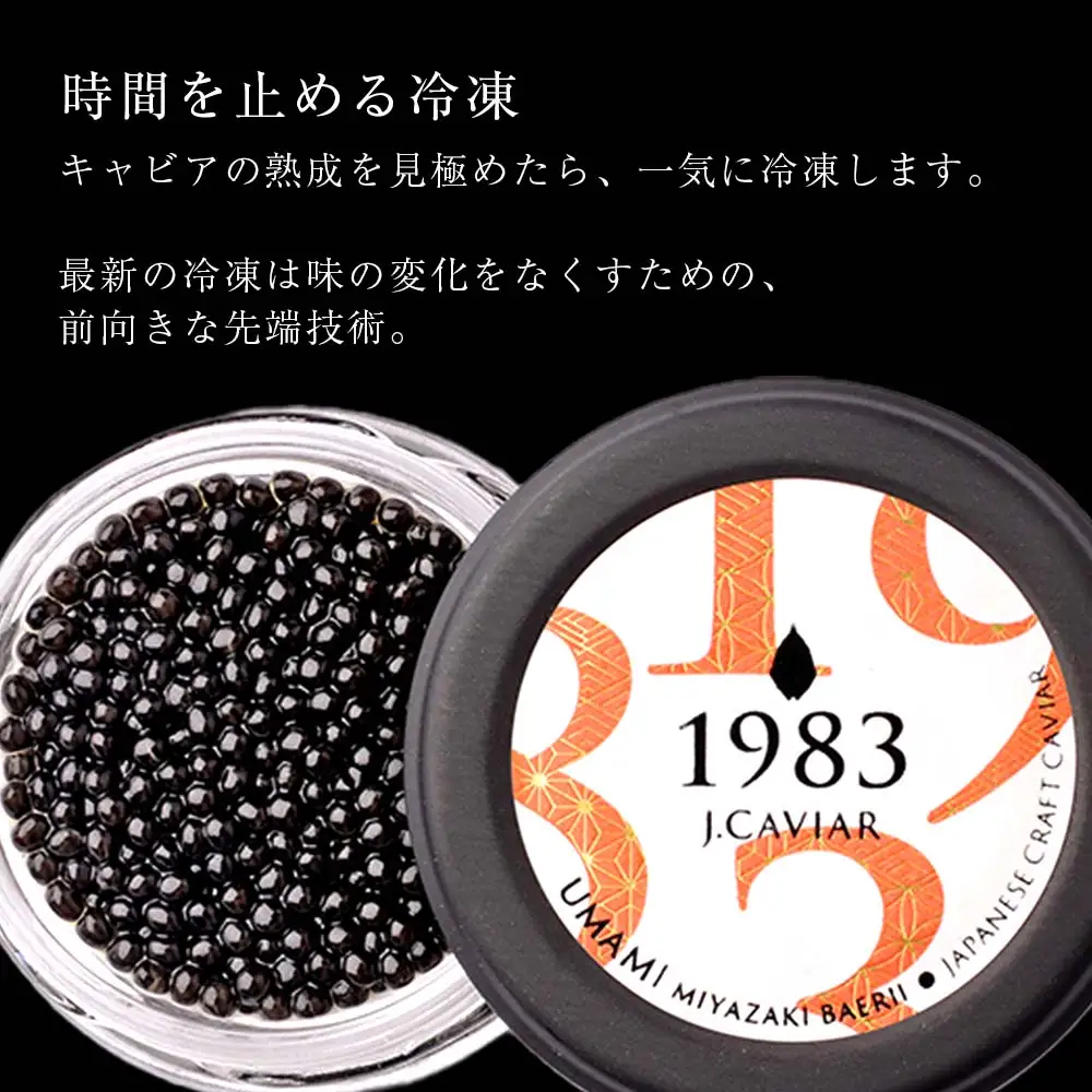 【お中元ギフト】【和風キャビア】1983 JCAVIAR BAERII UMAMI 1個(20g）【8月19日入金完了分まで対象】