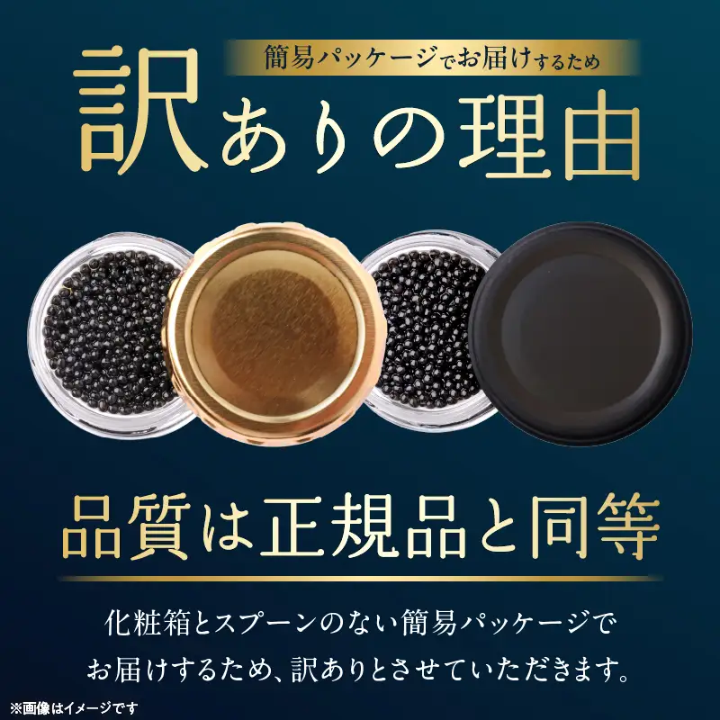 数量限定 訳あり 本格熟成キャビア 宮崎県産キャビア 12g 魚卵_BD126-26
