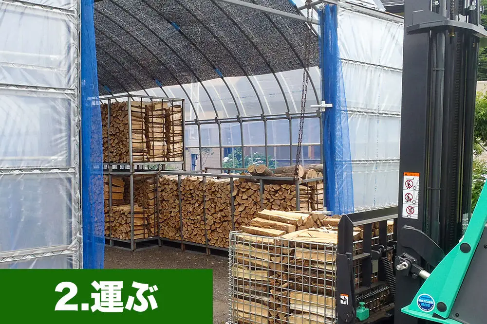 《定期便4ヶ月》広葉樹プレミアムミックス薪 約20kg×4箱（計約320kg）