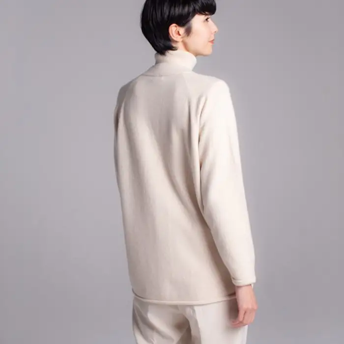 【期間限定(～8/31) エシカルプライス 】【 UTO カシミヤ 】レディース ベビーカシミヤ 100% リラックス ラグラン カーディガン 岩手県 北上市 X0074R0805 ユーティーオー cashmere カシミヤ