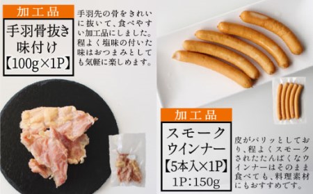 宮崎ブランド みやざき地頭鶏加工品・正肉セット(甲)