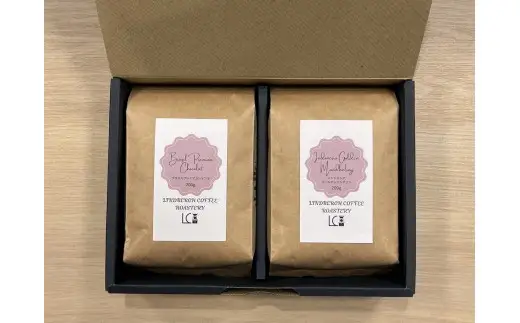自家焙煎コーヒー豆【豆】LC6-1　人気プレミアムコーヒーセット　200g×2種　LINDBERGH COFFEE ROASTERY　1105010