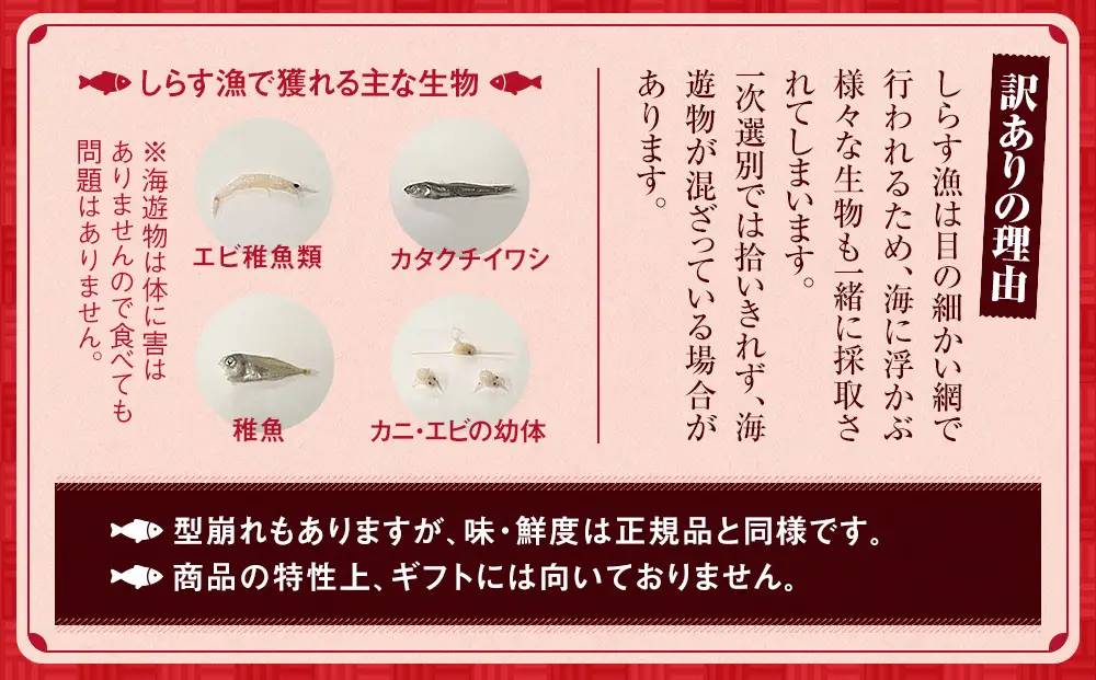 しらす 訳あり 2kg (200g×10P)小分け しらす干し