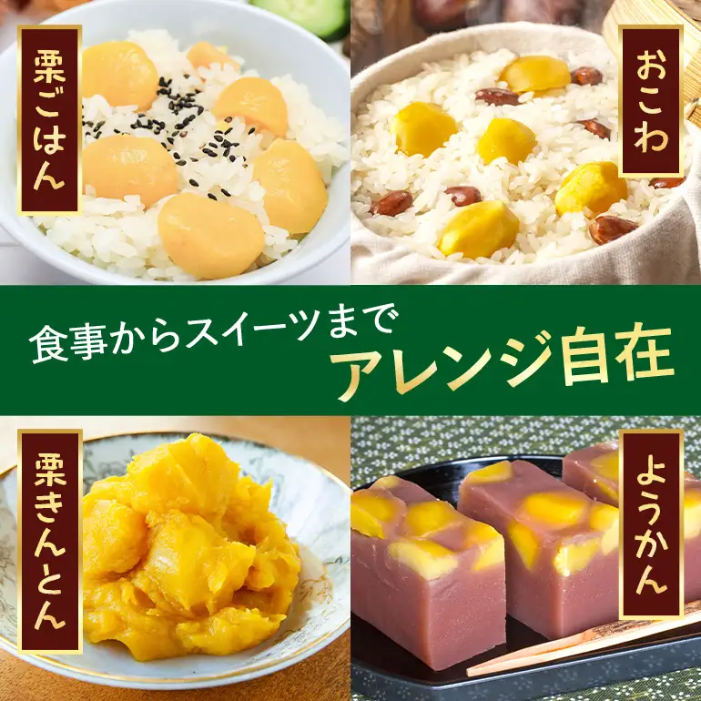 訳あり荒むき栗（500g×2パック） JO-023