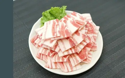 大分県産豚バラセット【うす切り】【焼肉用】（計1.5kg）