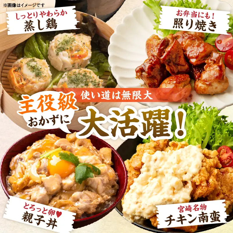 数量限定 宮崎県産 若鶏むね肉 切身 250g×12袋 計3kg_BAV12-26