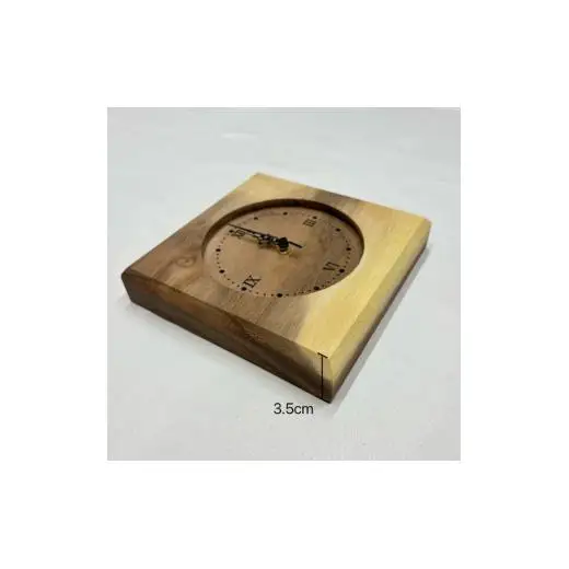 電波時計（ウォールナット）