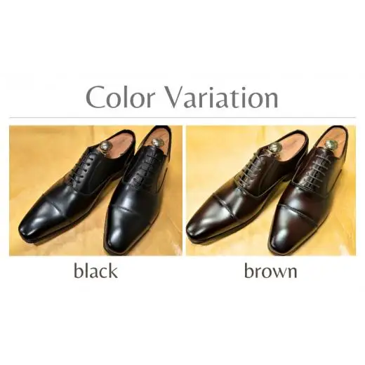 【LV431 ブラック】26.0cm トレンドを意識したビジネスシューズ ストレートチップ