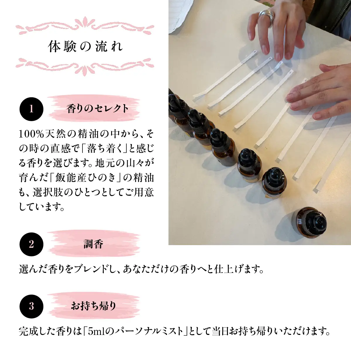 Scent Life Design 香りつくり体験コース(45分） HNNE001