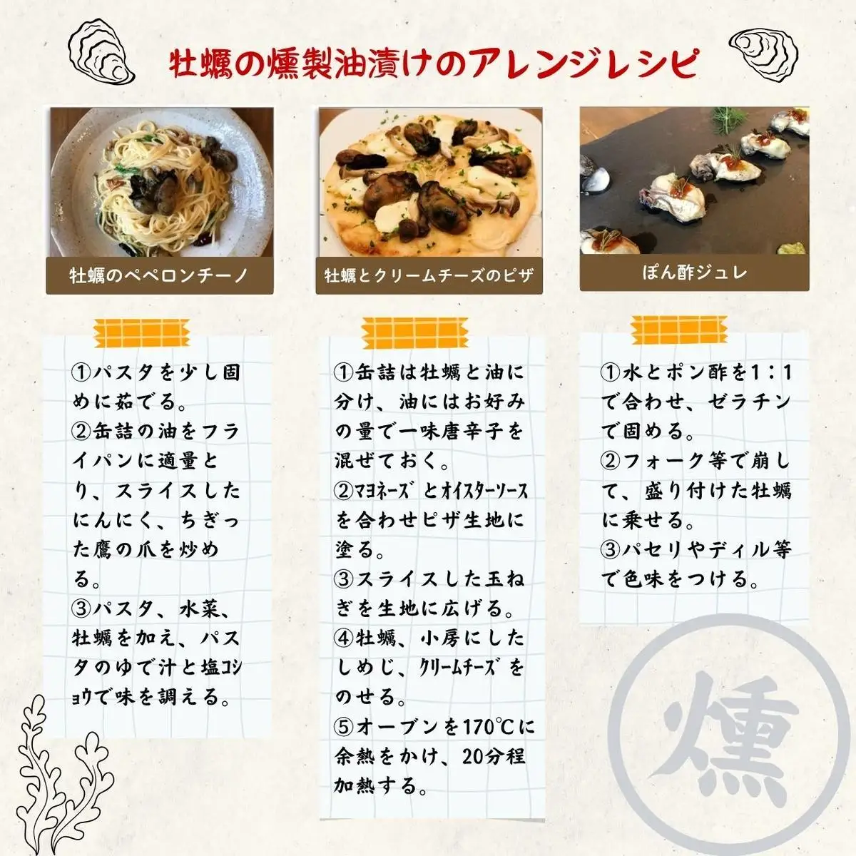 【木の屋】宮城県産 牡蠣の燻製 油漬け 牡蠣 カキ オイスター 燻製 オイル漬け 缶詰 国産 長期保存 非常食 保存食 便利 常温保存