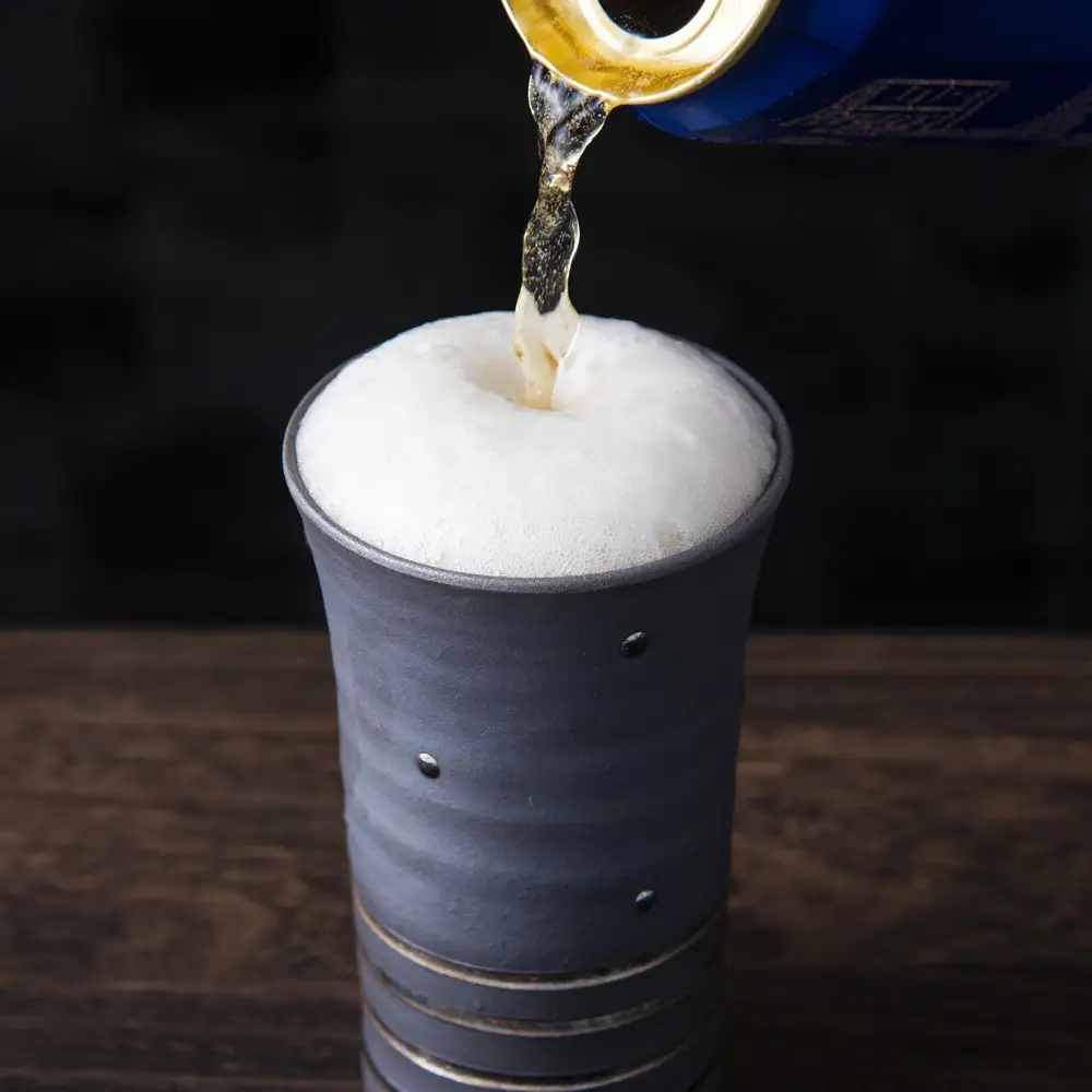 四日市認定地場特産品【泗水十貨店（しすいじっかてん）】泡立ちビールカップ