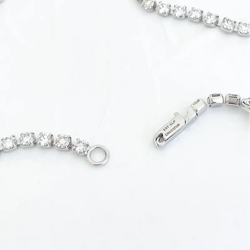 Deliciae テニスネックレス ストレートPT850 ダイヤモンド【10.0ct】DTN-7-pt-1001