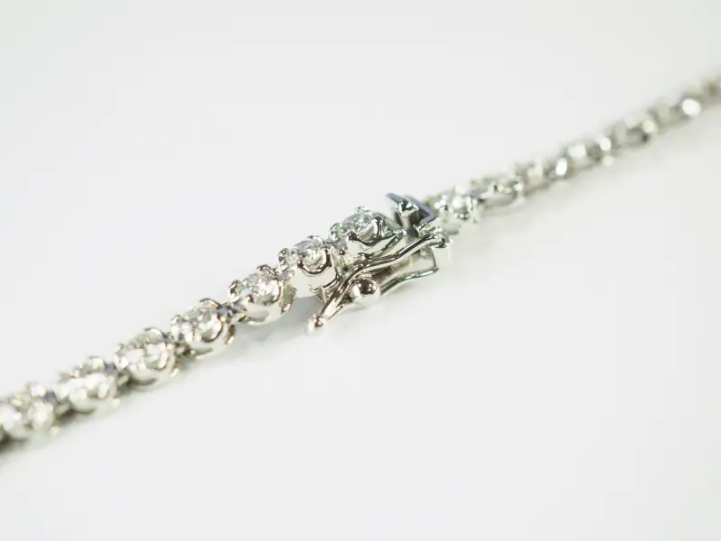 Deliciae テニスネックレス ストレート ワイドシャトン PT900 ダイヤモンド【5.0ct】DTN-12-PT-0501