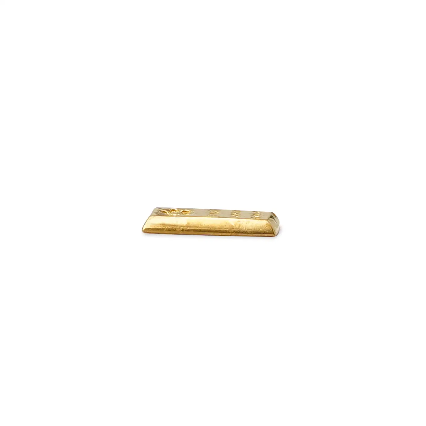 【置物】K24 純金(約0.1g)　ミニピュア(R)　約0.1g　金の延べ棒（SH-0028）