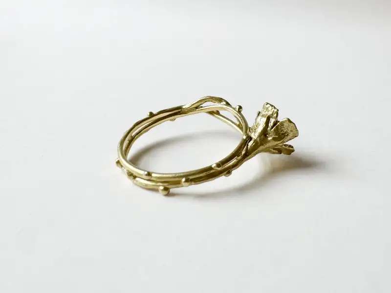 K18かすみ草のリング （478366）