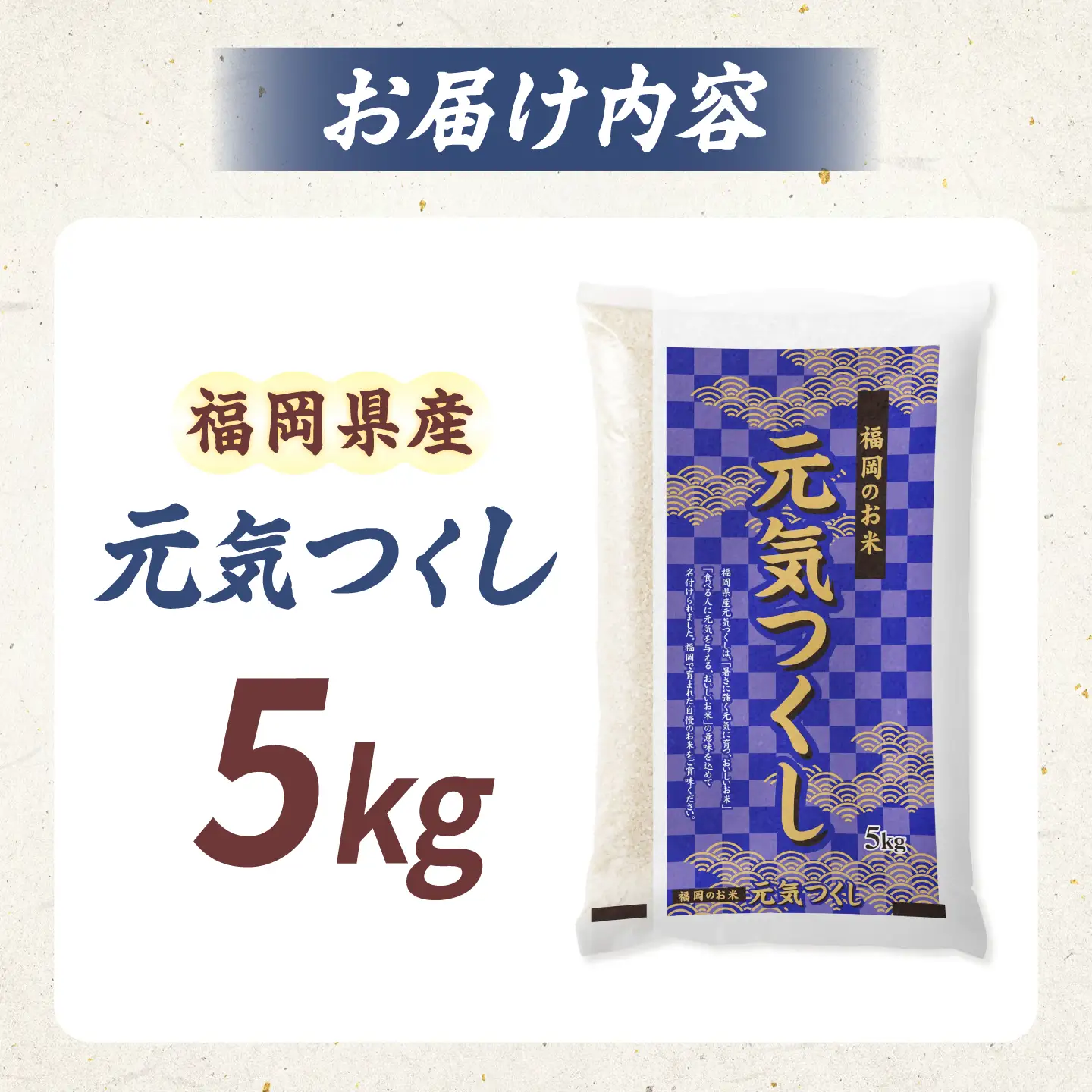 令和7年産 福岡県 元気つくし 5kg [BGBZ004]