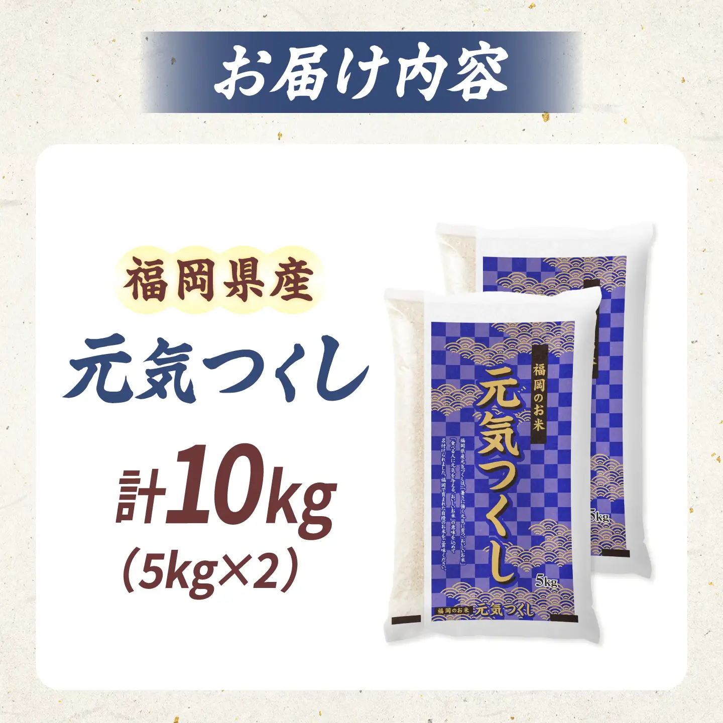 令和7年産 福岡県 元気つくし 10kg BGBZ005 元気つくし