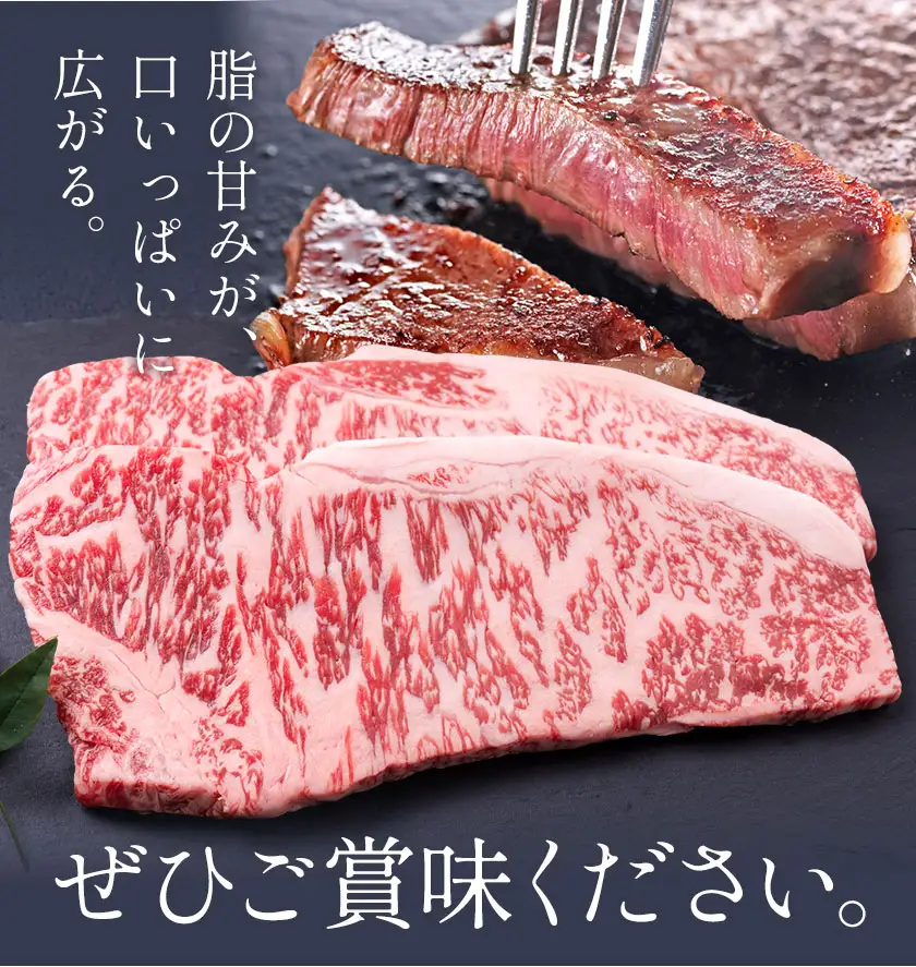 とろける さつま福永牛 サーロインステーキ 400g 有限会社共同食肉