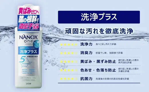 【最短翌日配送】NANOX one 洗浄プラス つめかえ用（替超特大6） 1,080g×6個 合計6,480g ナノックスナノックスワン ライオン 洗剤 洗濯用洗剤 洗濯 日用品 日用消耗品 詰め替えセット つめかえ 詰替 神栖市