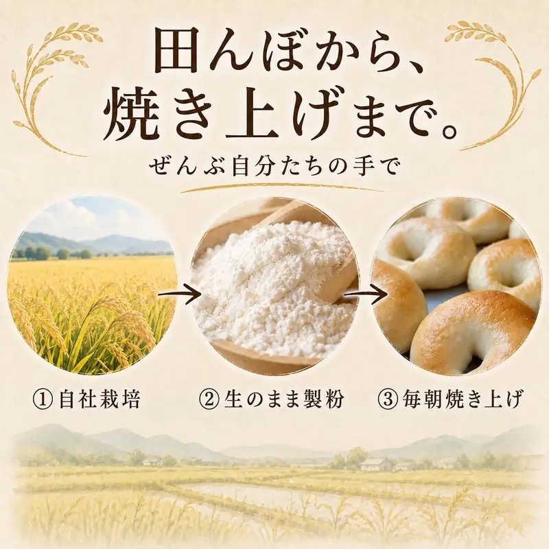 ベーグル 生米粉のベーグル詰め合わせ（6個入）（冷凍配送） セット 米粉