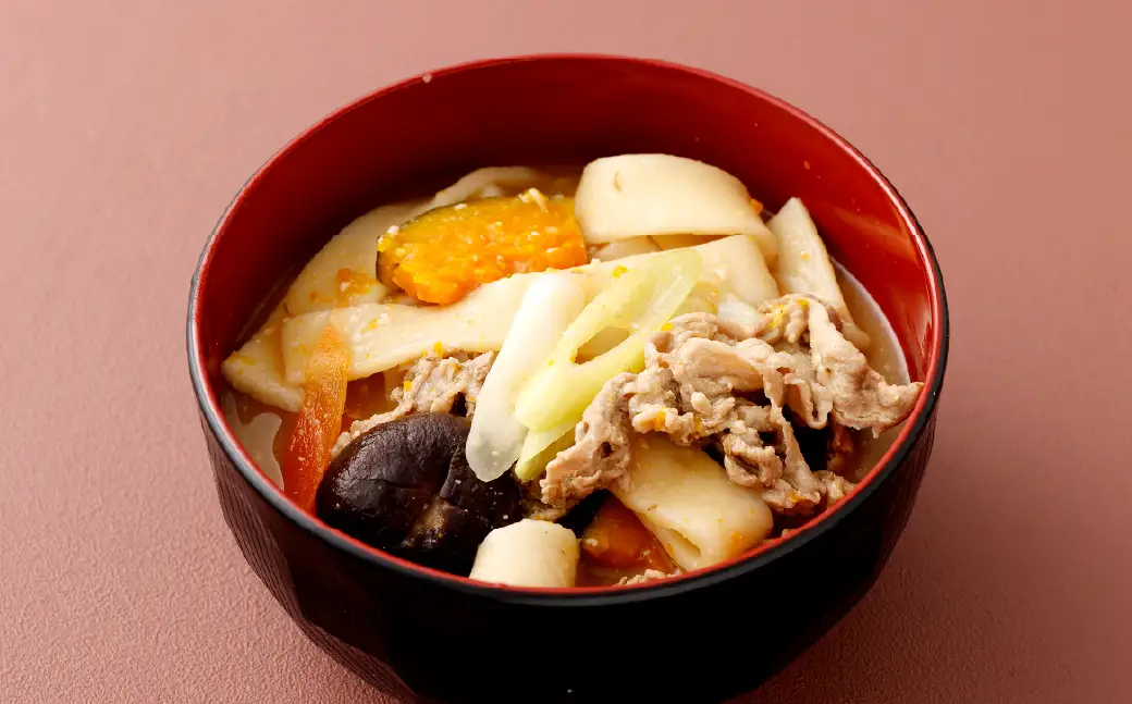 あけぼの大豆みその温泉麺ほうとう手作りセット 3人前 ほうとう 麺類 麺 手作り セット もちもち食感 もちもち 大豆 みそ 味噌 ミソ 麺料理 温泉麺