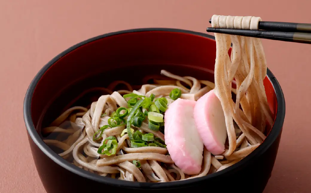 身延自慢の温泉麺 玄そば細切り ・ 太切りセット 合計6人前 そば ソバ 蕎麦 麺類 麺 セット 食べ比べ もちもち食感 もちもち 細切り 太切り