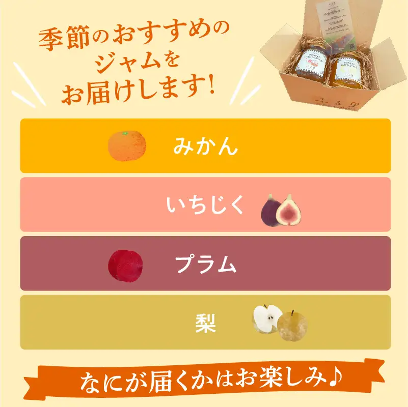 季節のジャム2本セット