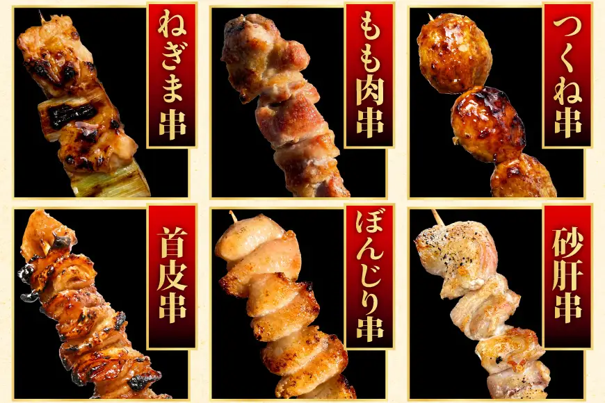 定期便 6回 焼き鳥 たれ付き 焼鳥10種 30本 2セット 1回 60本 合計360本