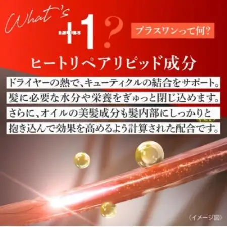 アースハート ニジュウニユ プラスワン ヘアオイル 60ml【1748873】