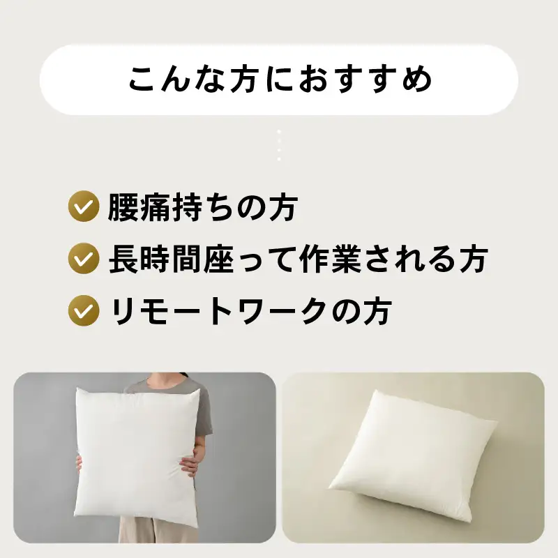 ウレタン×高密度反毛わた ハイブリッドヌード座布団 5枚（銘仙判55×59cm）（側ポリエステル）[D-20403]