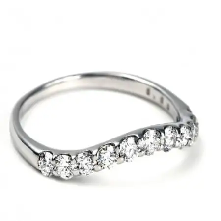 プラチナウェーブダイヤモンドリング 0.50CT R3609DI-P2 #8【配送不可地域：離島・沖縄県】【1748744】