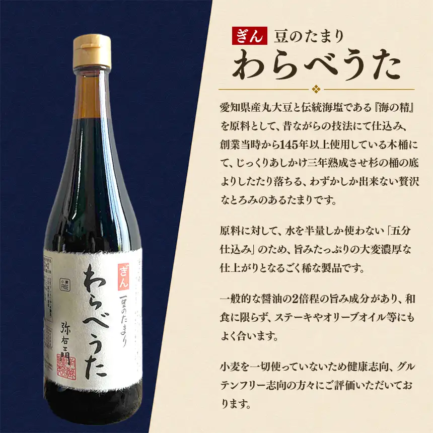 贅沢国産豆のたまり　6本セット│醤油 溜│南蔵商店