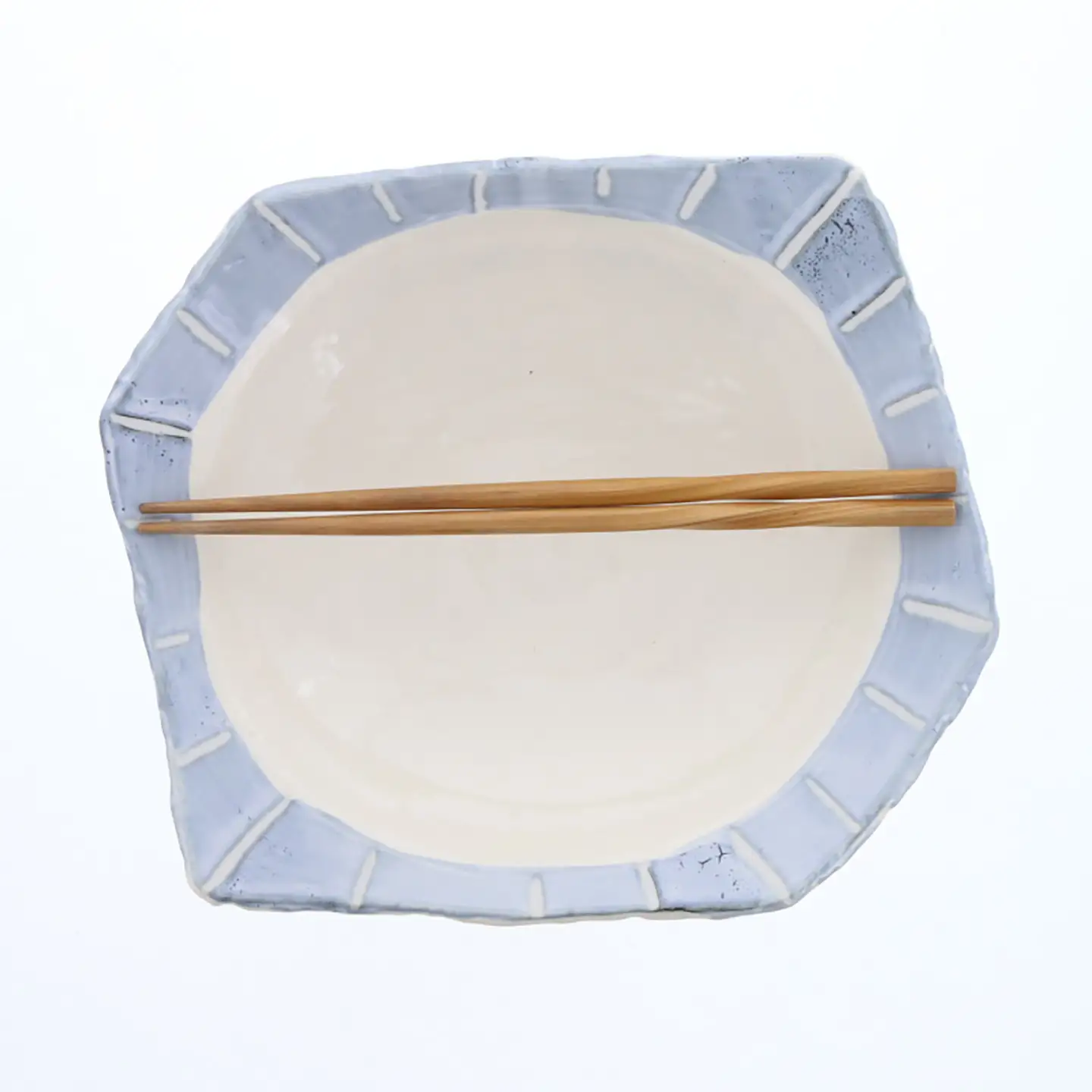 【美濃焼】和十草 なごみとくさ ちぎり型 大鉢 2個セット【カネ定製陶】 ボウル 和食器 モダン[MEI365]