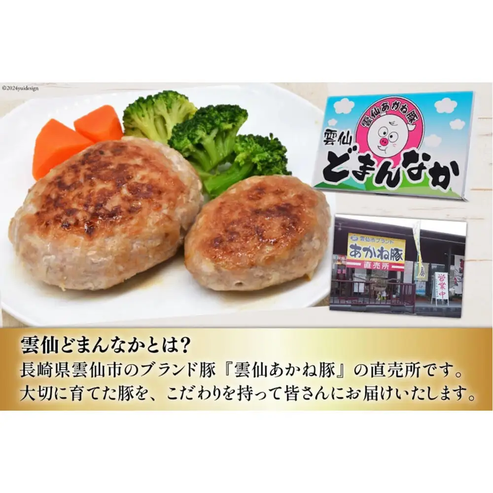 雲仙あかね豚　ハンバーグ