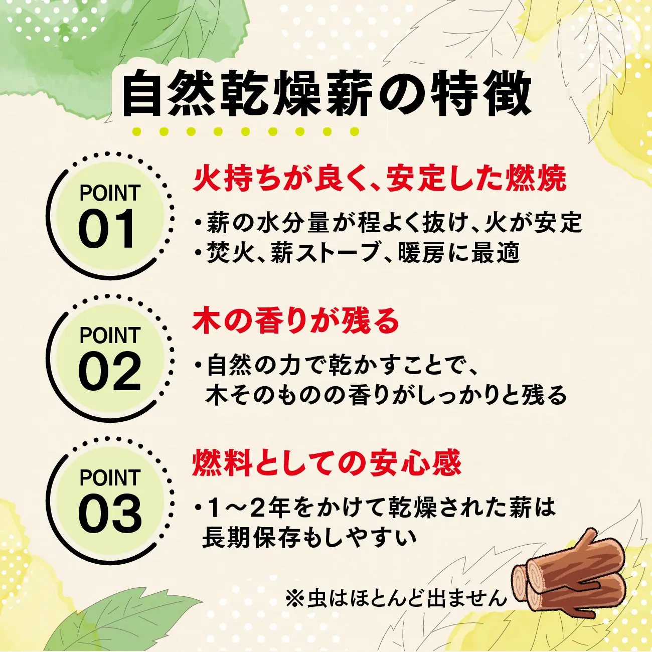広葉樹薪【ナラ・クヌギ・カシ】コロコロ薪 11～13kg（1箱） ｜ 定期便 薪 広葉樹 燻製 チップ スモーキー 香り 自然乾燥 薪ストーブ アウトドア キャンプ 料理 ピザ窯 燃料 燃焼 ※離島への配送不可